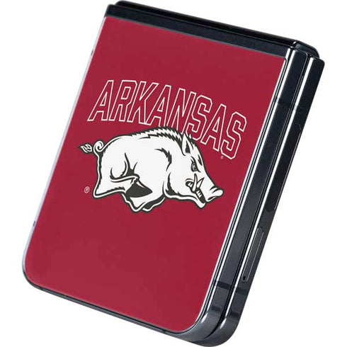 University of Arkansas-Fayetteville Razorbacks Logo Galaxy Z Flip5 5G Skin